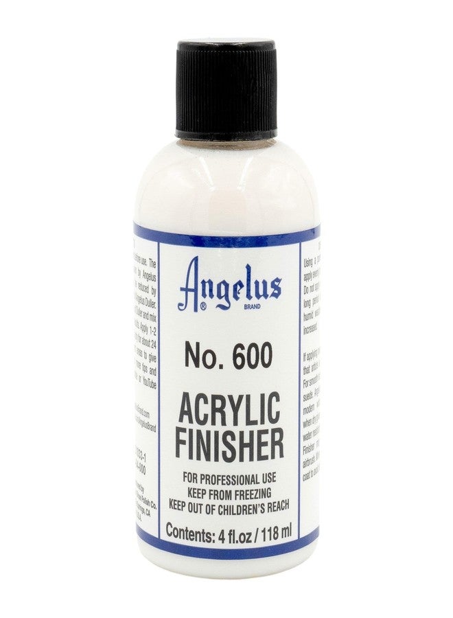 Angelus Brand Acrylic Leather Paint Finisher No. 600 - 4oz - Image 1